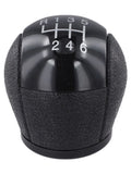 For Ford For Transit For Mk7 6 Speed Car Gear Knob Black Silver