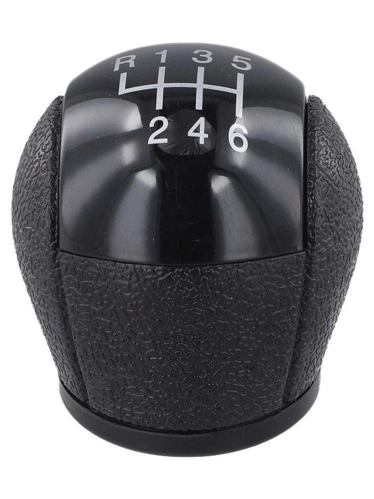 For Ford For Transit For Mk7 6 Speed Car Gear Knob Black Silver