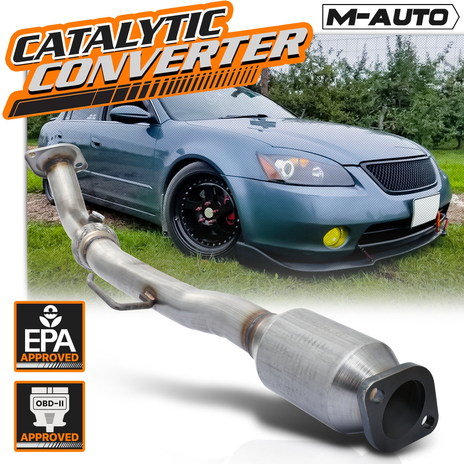 Stainless Steel Catalytic Converter Exhaust Replacement