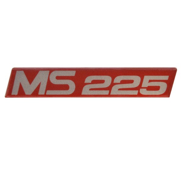 MasterCraft Boat Decal MS 225 Red Silver Vinyl by MasterCraft