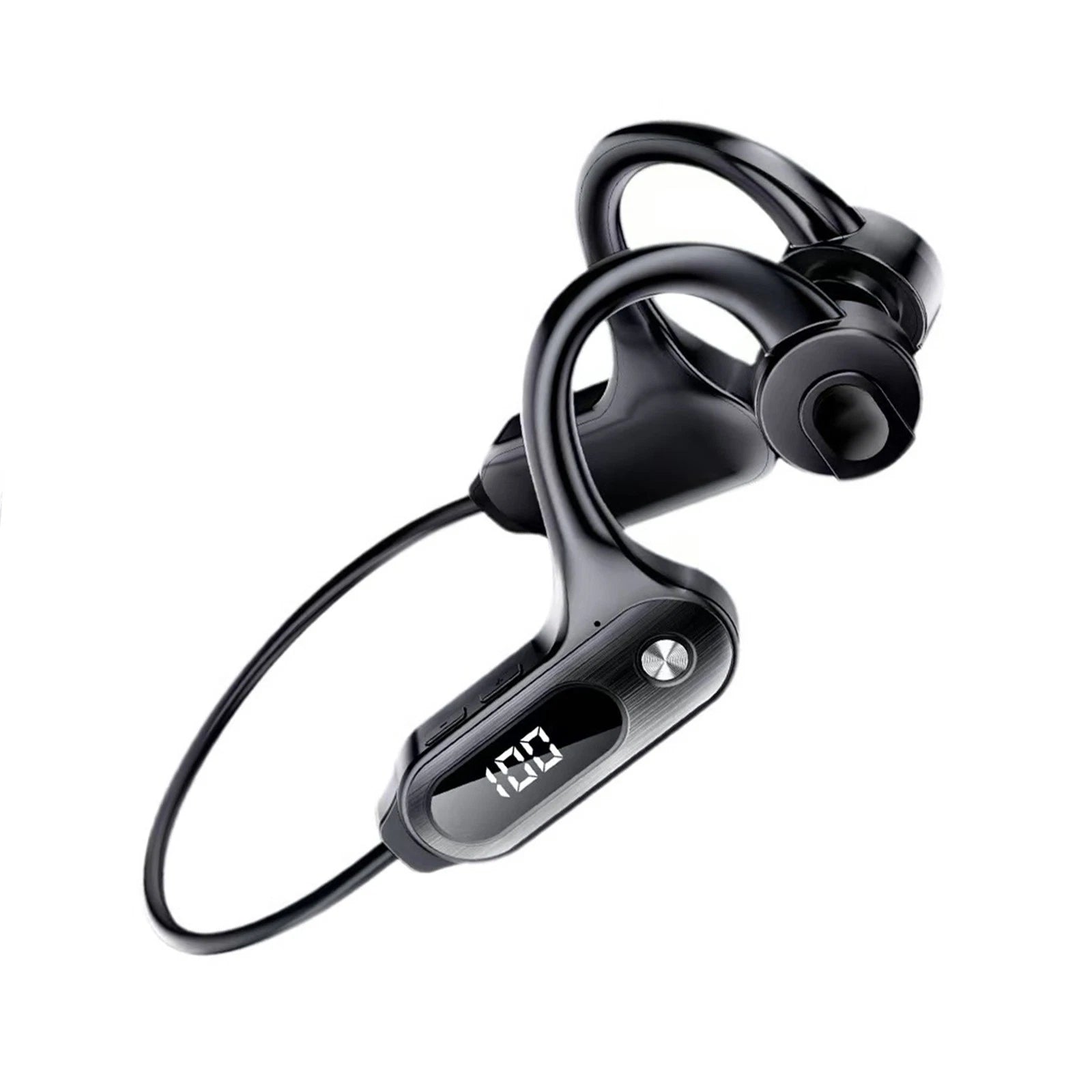 Ergonomic Bluetooth Headphones Work 300mah Bone Conduction /W 1*cable