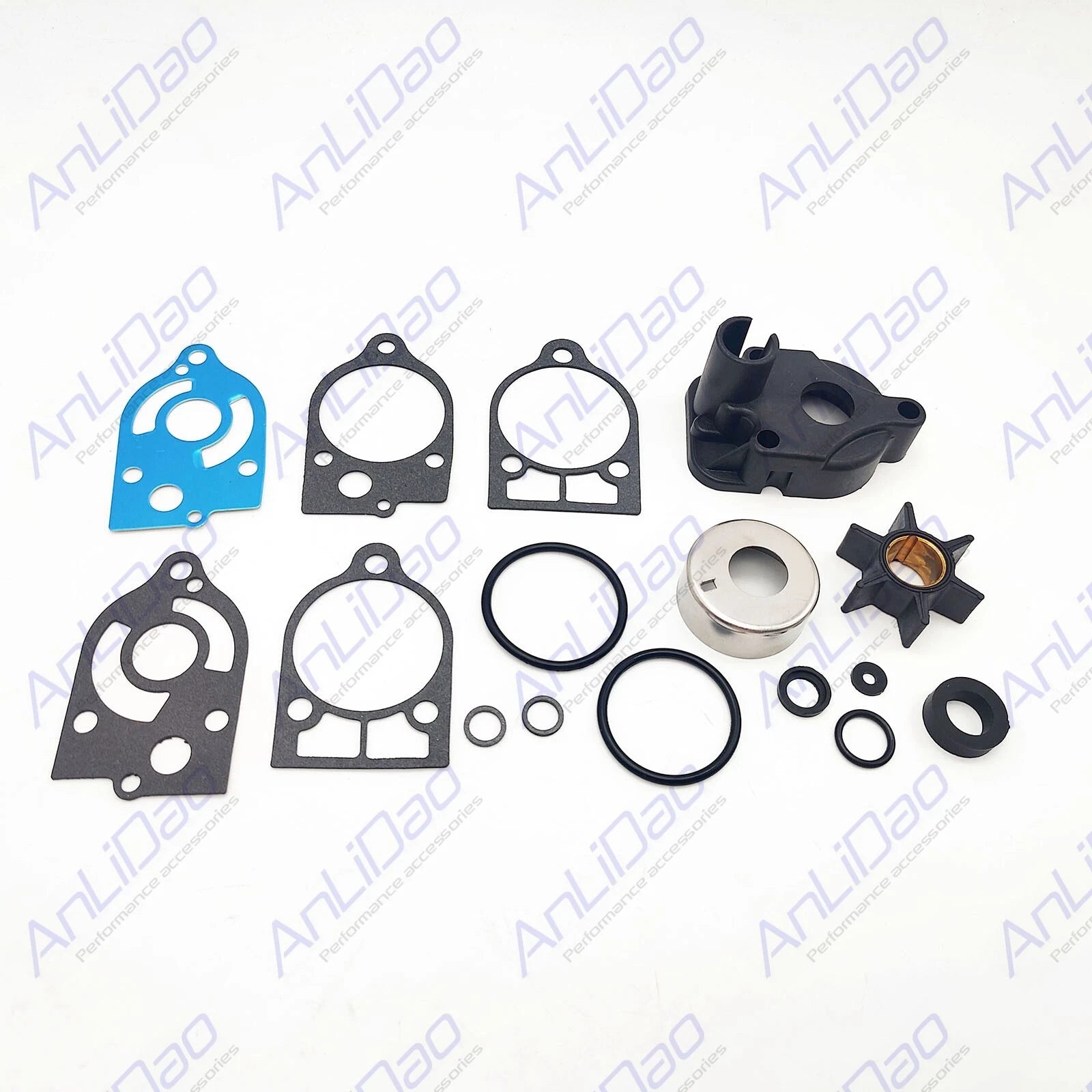 Fit Mercury 30 35 40 50 60 70hp Outboards Water Pump Impeller Kit