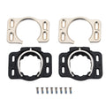 1pair Durable Aluminum Alloy Bicycle Cycling Shoe Cleat Cover For