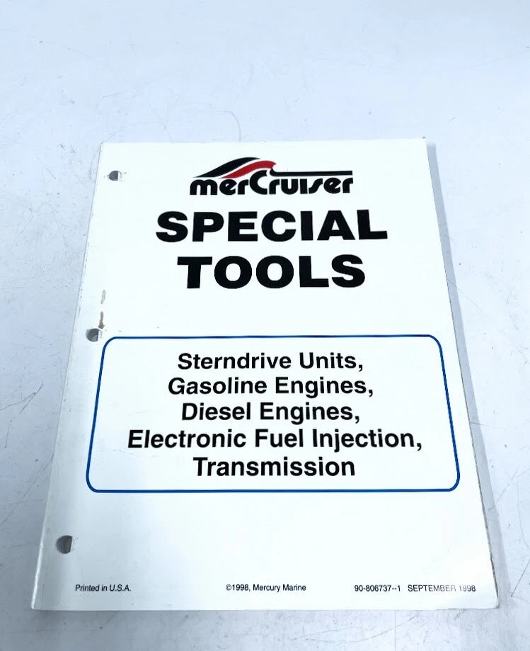 Mercruiser 90-806737--1, Special Tools, 1998