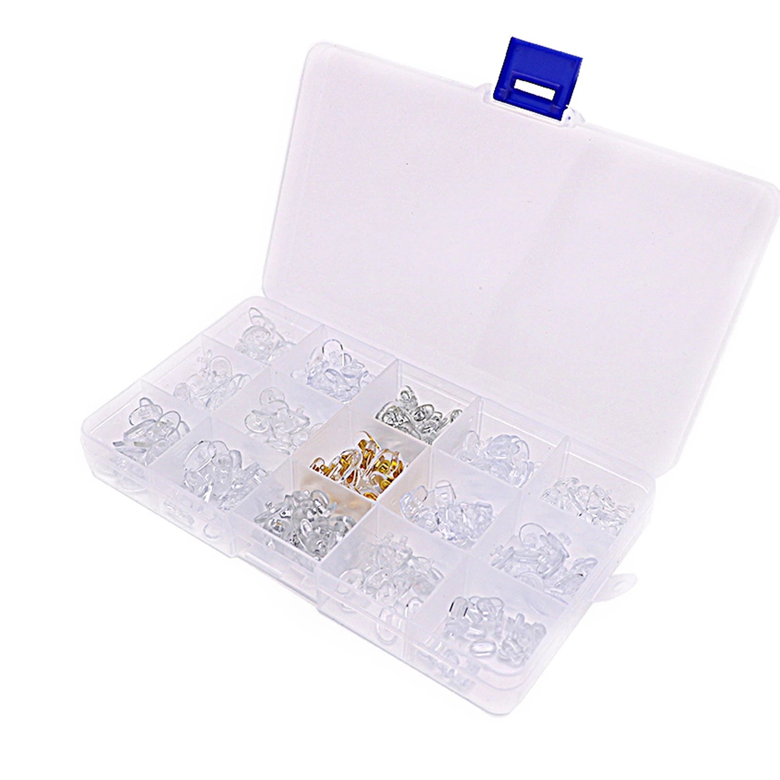 1box 15 Kinds Silicone Nose Pads Spare Replacement Kit For Eyeglasses