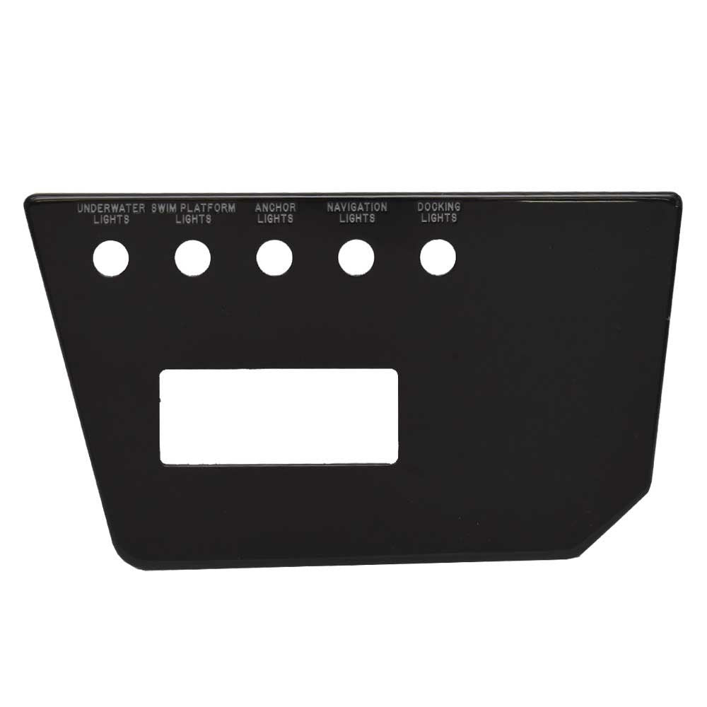 Cruisers Boat Raised Decal V2907400 315 Black Silver 2 5/8 Inch by Cruisers