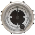 Analog Clock Gauge Faria 2 Inch Silver White Black by Faria