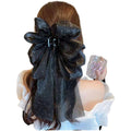 Bow Hair Clip Elegant Motif Handmade Craftsmanship