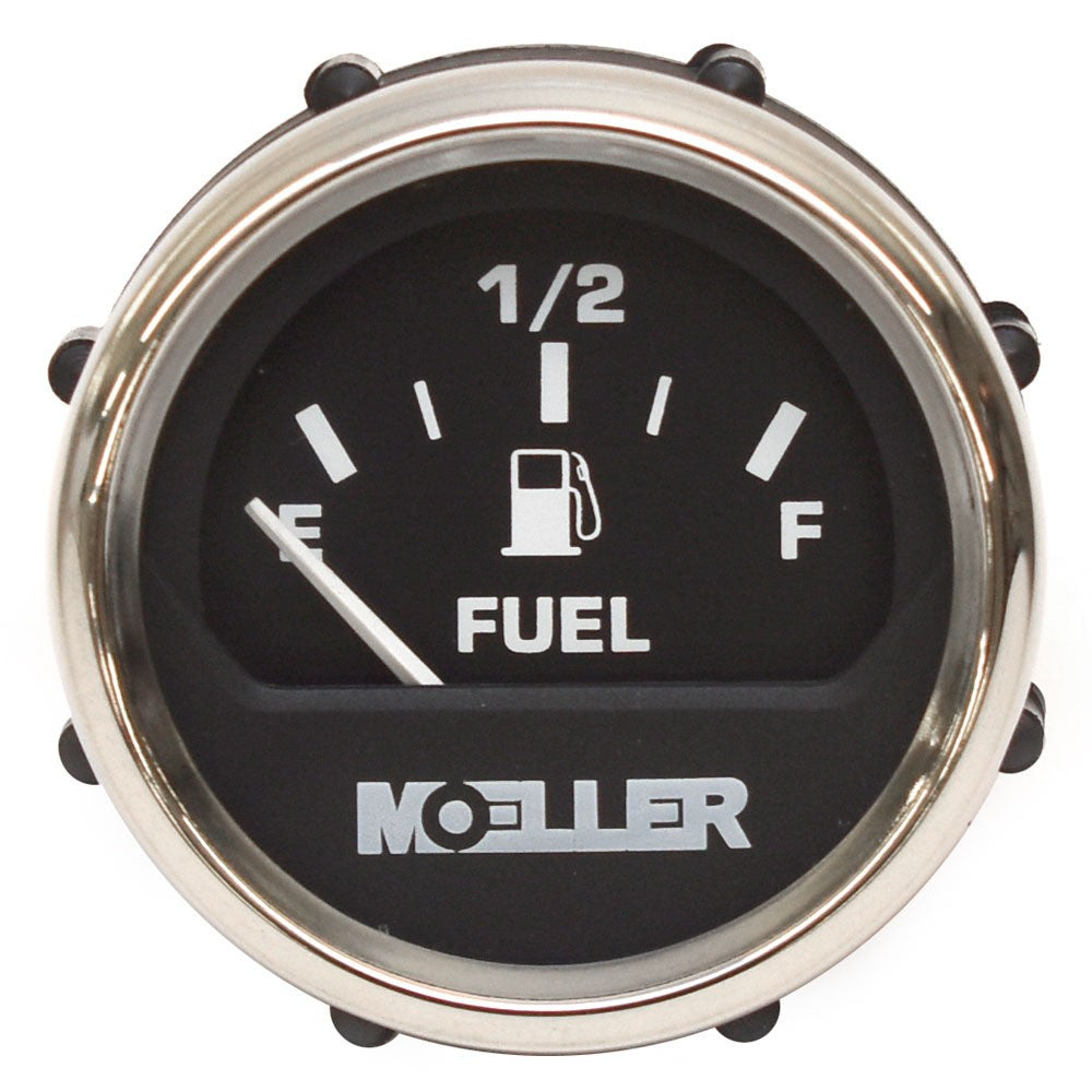 Faria Boat Fuel Gauge 2 Inch Black by Faria