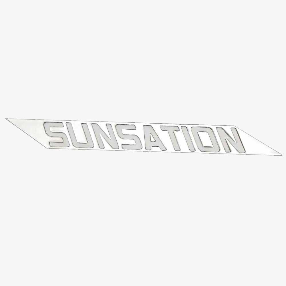 Raised Decal Premier Pontoon Boat by Sunsation