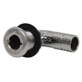 Boat Elbow Thru Hull Fitting 1 1/8 Inch Silver Plastic