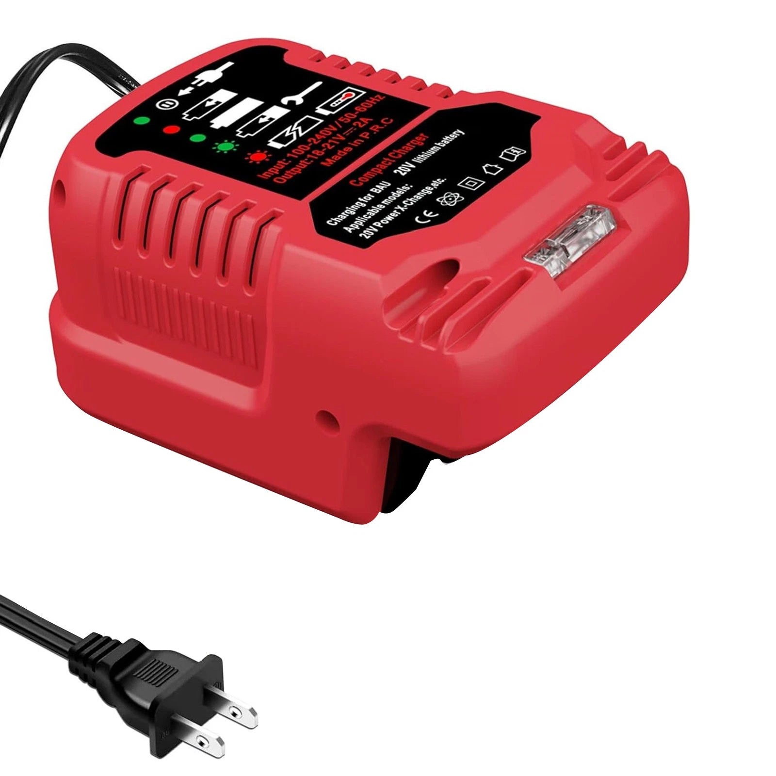 20V 2a Hypermax Series Charger For Bauer Batteries With Led Status