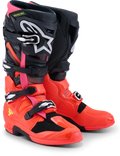 Alpinestars Tech 7 Offroad Boots Us 13 Black/red Fluo/pink Fluo