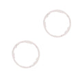 2*white Plastic Watch Movement Spacer Ring For 8200 Watch Movement