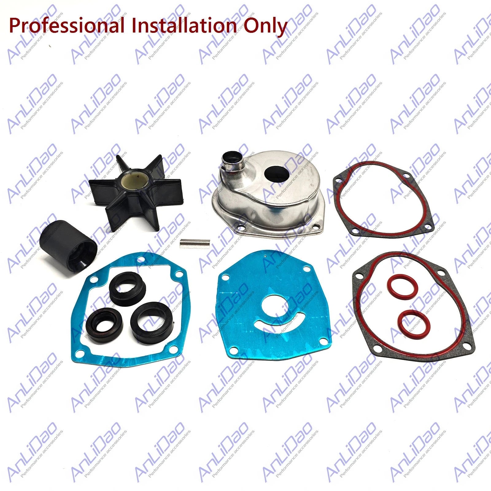 New Water Pump Upper Repair Kit Repl Mercury F75-f150 Efi Outboards