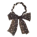 Floral Silk Scarf Fashion Accessory