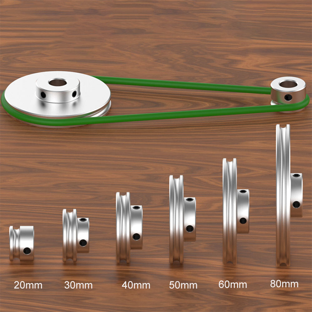 Aluminum U Groove Pulley for 4mm Belts