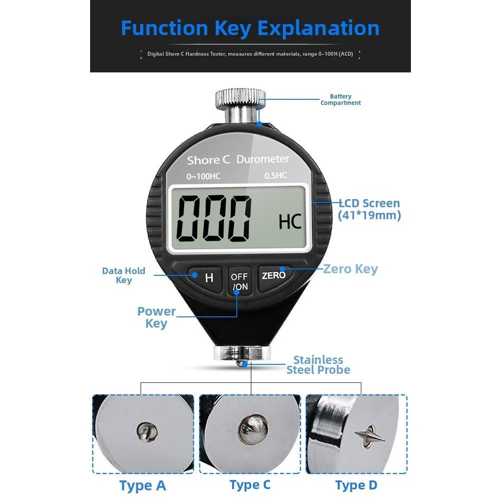 Digital Hardness Meter for Testing