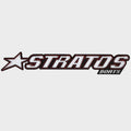 Stratos Boat Raised Decal 203902 Black White Red Trailer 13 1/4 Inch by Stratos