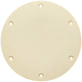 Jim Black Boat Inspection Hatch Access Plate | 6 Inch Cream Screw Down