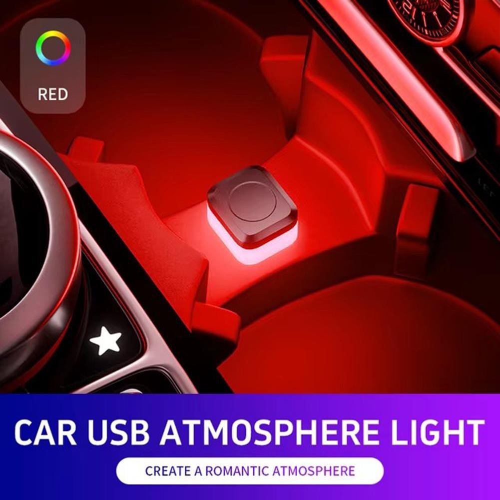 USB Car Ambient Light with Adjustable Brightness
