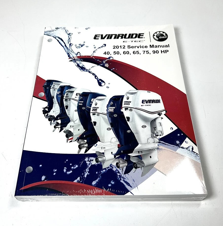 '-New- Evinrude 5008734, 2012 Service Manual, 40hp, 50hp, 60hp, 65hp,