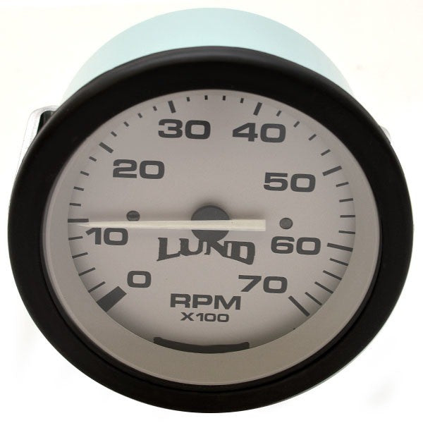 Teleflex Boat Tachometer Gauge 3 3/4 Inch Gray Black by Teleflex