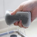 Dishwashing Sponge Grey White Color Scheme