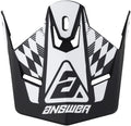 Answer Ar1 Sweep Visor Black/white Youth