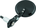 Bikemaster Folding Barend Mirrors For 7/8 In. Handlebars, Black, Pair