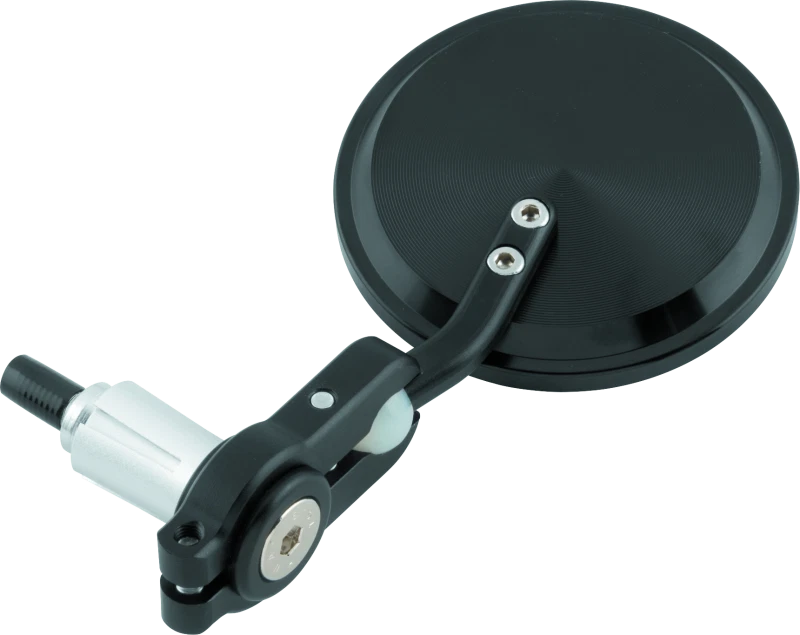 Bikemaster Folding Barend Mirrors For 7/8 In. Handlebars, Black, Pair