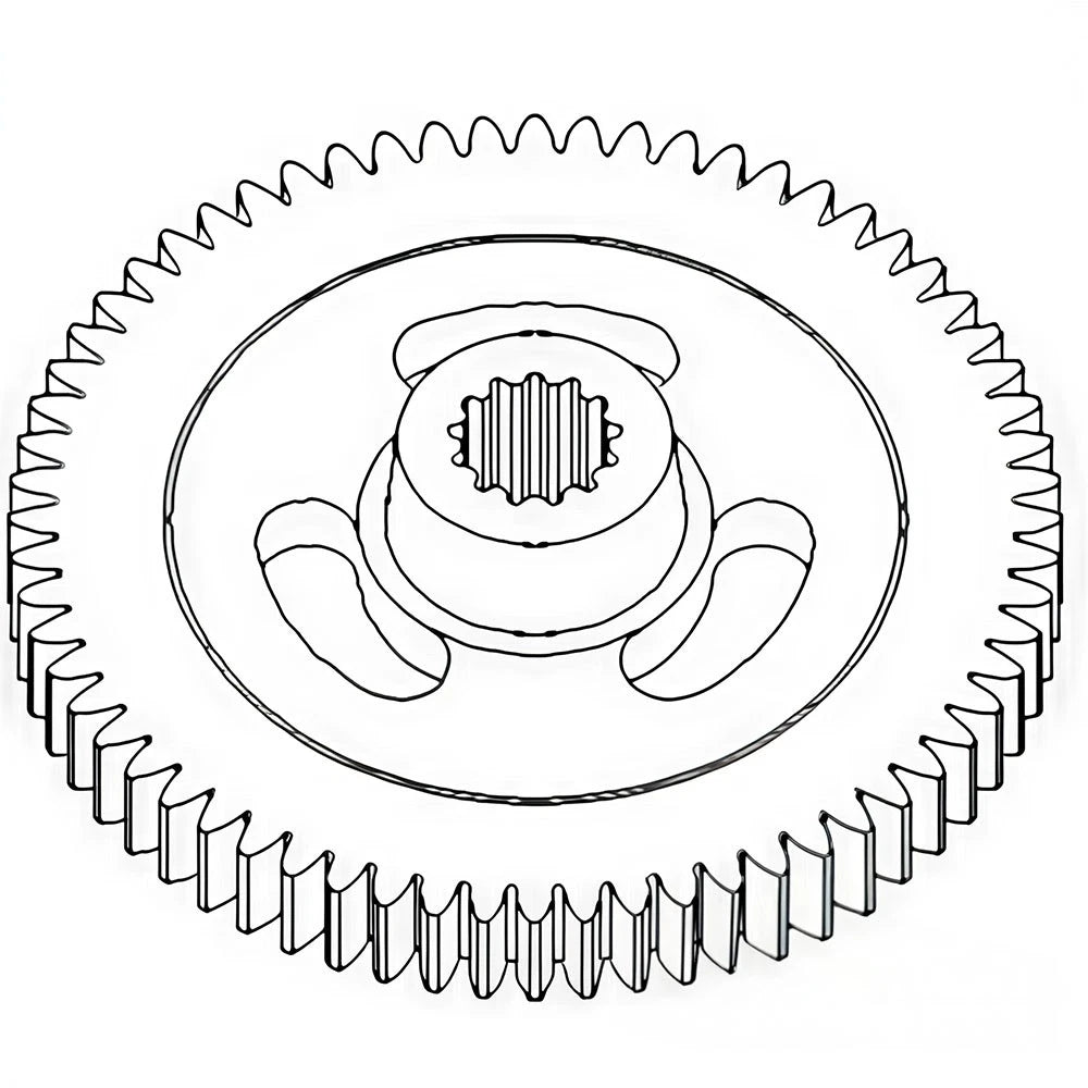 Impeller Gear 64 Tooth Splined Fits John Deere 930 920 925 915 910