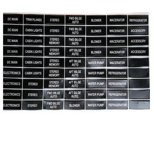 Boat Decal Stickers Labels Breaker Panel