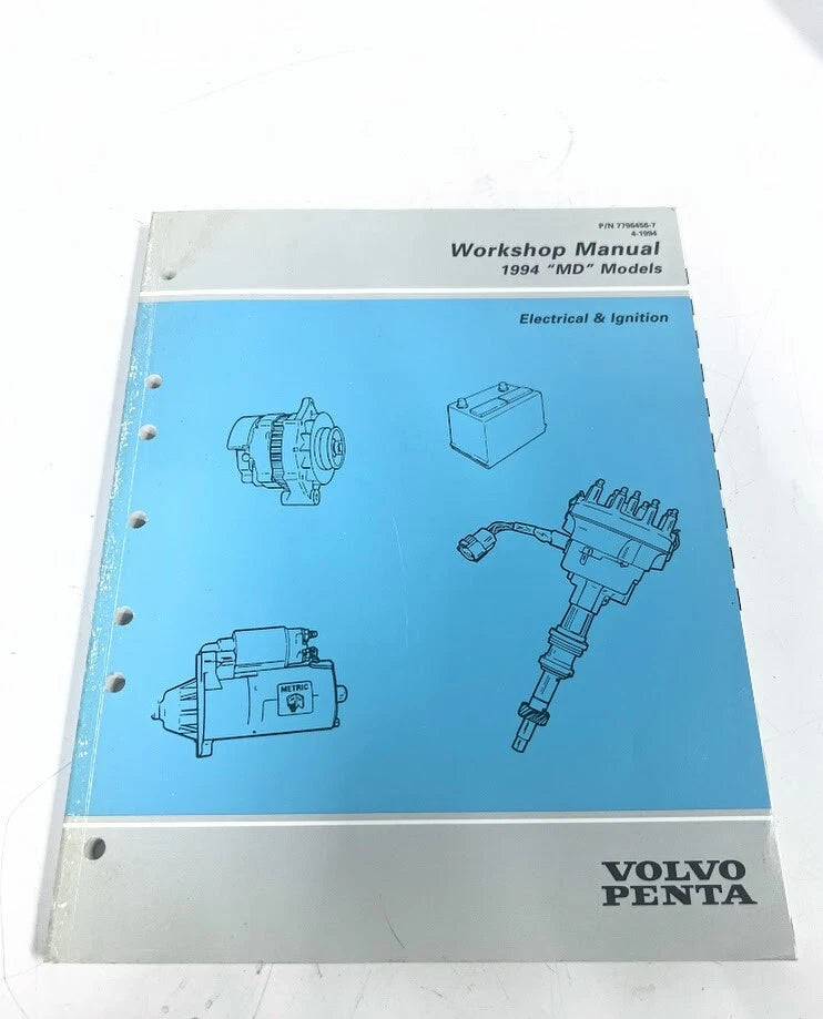Volvo Penta 7796456-7, Workshop Manual, Electrical | Hook & Hull Co
