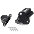 Black Aluminium Alloy Spring Door Lock With Automatic Locking