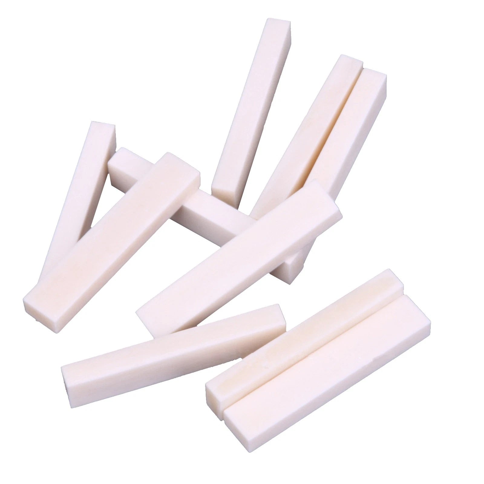 Acoustic Bass Classic Guitar Ukulele Bridge Saddles 52*10*6mm Bone