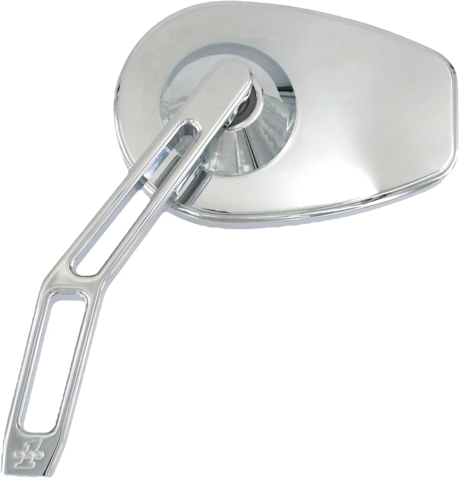 Pro One Micro Mirror V2 Cut Stem Left Chrome For Harley Indian Metric