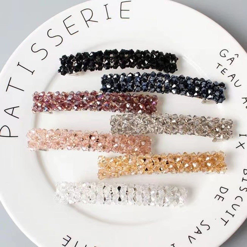 Rhinestone Hair Slide Barrettes