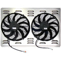 Z40010 Dual 12" Electric Fan & Shroud - 17 5/8 X 27 1/4 X 2 5/8