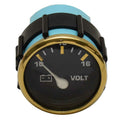 Evinrude Johnson Voltmeter Gauge Gold Black by Evinrude Johnson