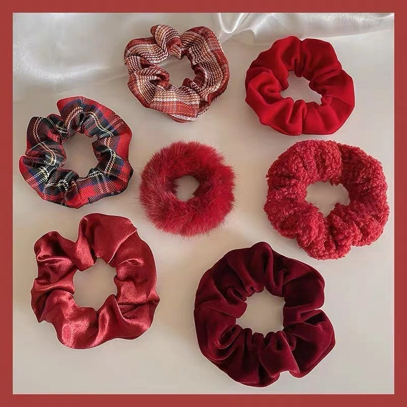 Elastic Hair Scrunchies Quality Fabric Material