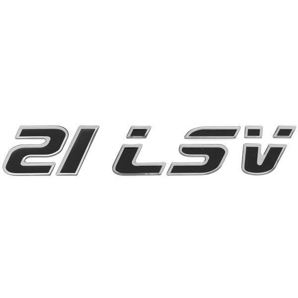 Malibu Boat Raised Decal 21 LSV Black Silver by Malibu