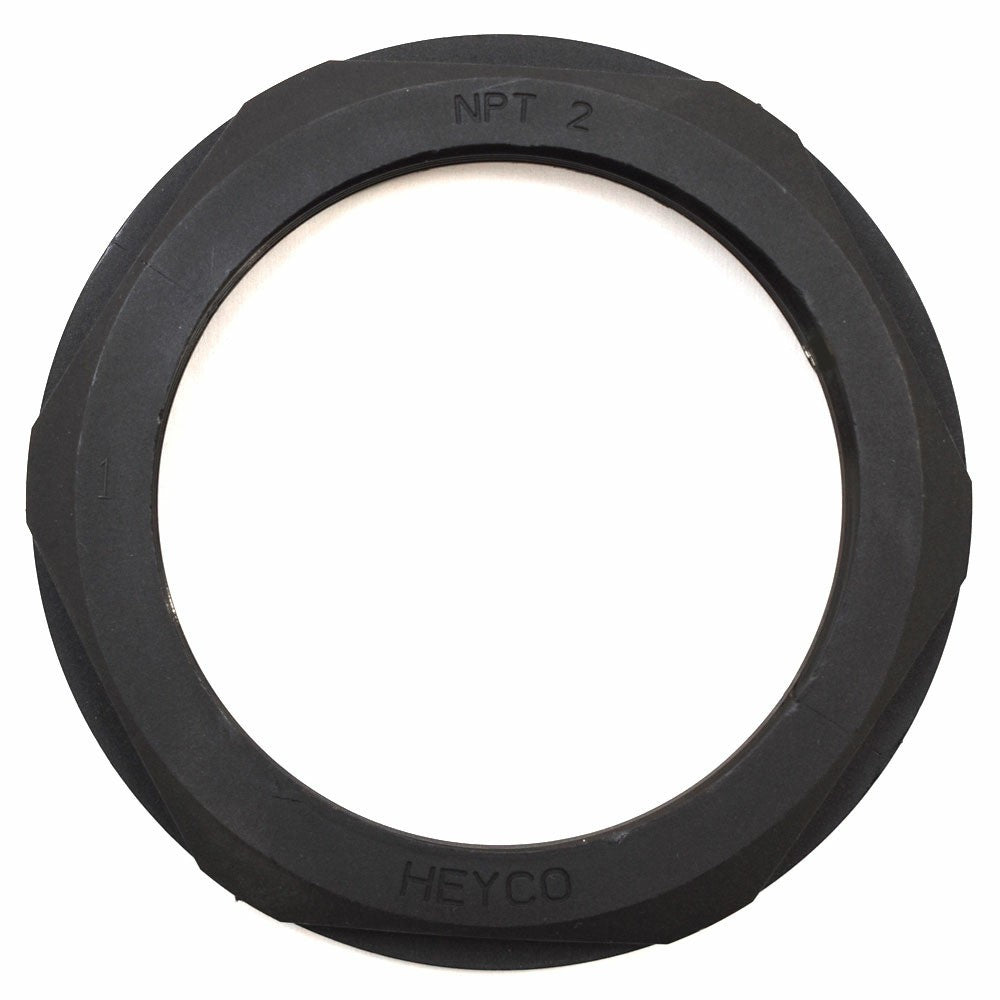 Heyco Hex Nut Black Nylon 3 1/8 x 3/8 Inch by Heyco