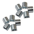 Set Scooter Wheel Sport Skateboard Bushed Bearing Spacer Metal