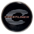 Crestliner Boat Steering Wheel Decal 2255062 | Raised Black Silver by Crestliner