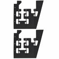 G3 Boat Rod Holder Panel 73580570 | Bay Dlx Forward (Set Of 2)
