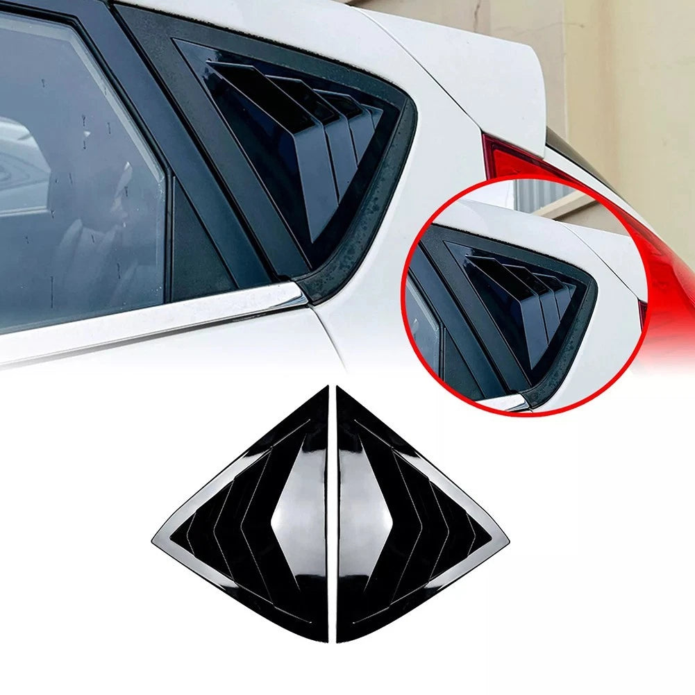 Rear Door Glass Shutter Louver Trim For Ford Fiesta Mk7 Mk7 5 2008