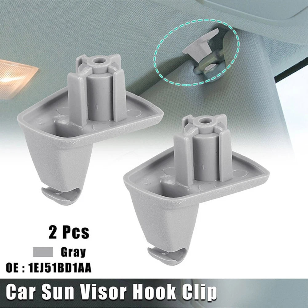 For 300 Car Visor Hook Clips Gray Oem 1ej51bd1aa 2pcs For 300