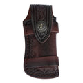 4'' Knife Sheath Leather Knife Pouch W/snap Closure Belt Loop For