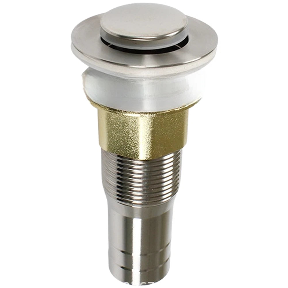 304 Stainless Steel Rv Bathroom Drain With Press Up Operation And 360